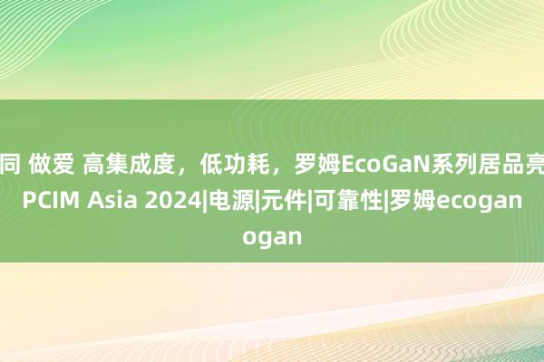 女同 做爱 高集成度，低功耗，罗姆EcoGaN系列居品亮相PCIM Asia 2024|电源|元件|可靠性|罗姆ecogan